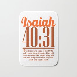 Bible Verse Isaiah 40:31 Christian Quote Bath Mat | Bibleverse, Thelord, Strength, Digital, Graphic Design, Othertypography, Christian Quote, Eagle, Typography, Graphicdesign 