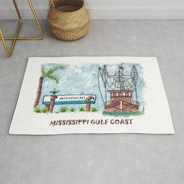 Mississippi Gulf Coast Rug