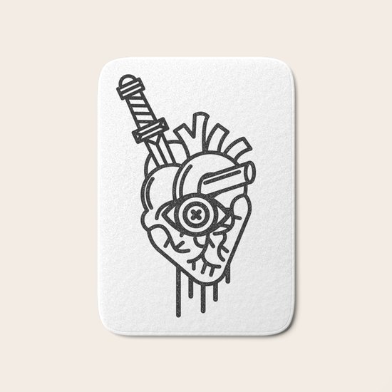 WOUNDED LOVER Bath Mat