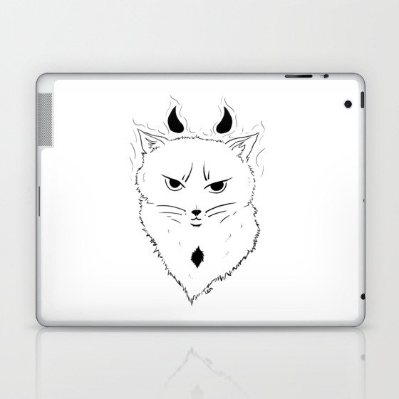 Demon Cat Laptop & iPad Skin