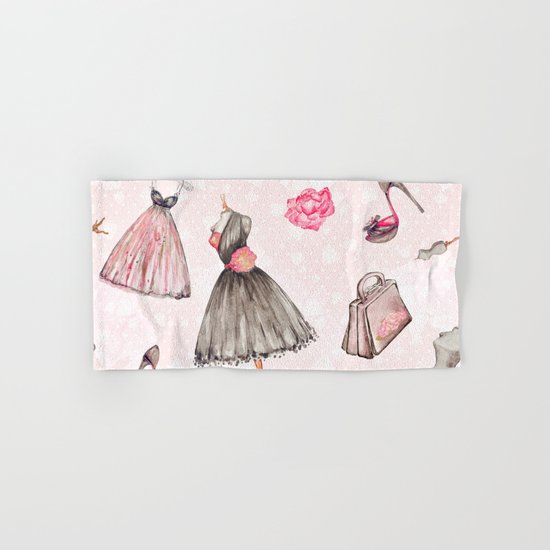 Black dress fashion #1 Hand & Bath Towel