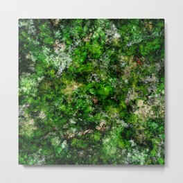 Damp green rocks Metal Print | Ageing, Greens, Stone, Colour, Erode, Rock, Oldrocks, Mouldy, Organic, Mossy 
