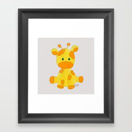 Giraffita  Framed Art Print