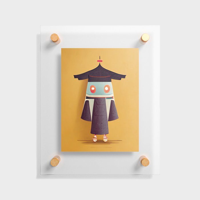 Kimono Bot Floating Acrylic Print