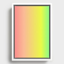 6 Gradient Background Pastel Aesthetic 220621 Minimalist Art Valourine Digital  Framed Canvas