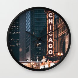 Chicago Street Wall Clock