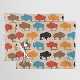Buffalo Bison Pattern 278 Placemat