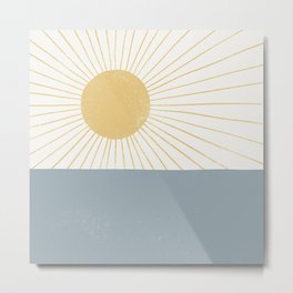 Sun and Sea  Metal Print