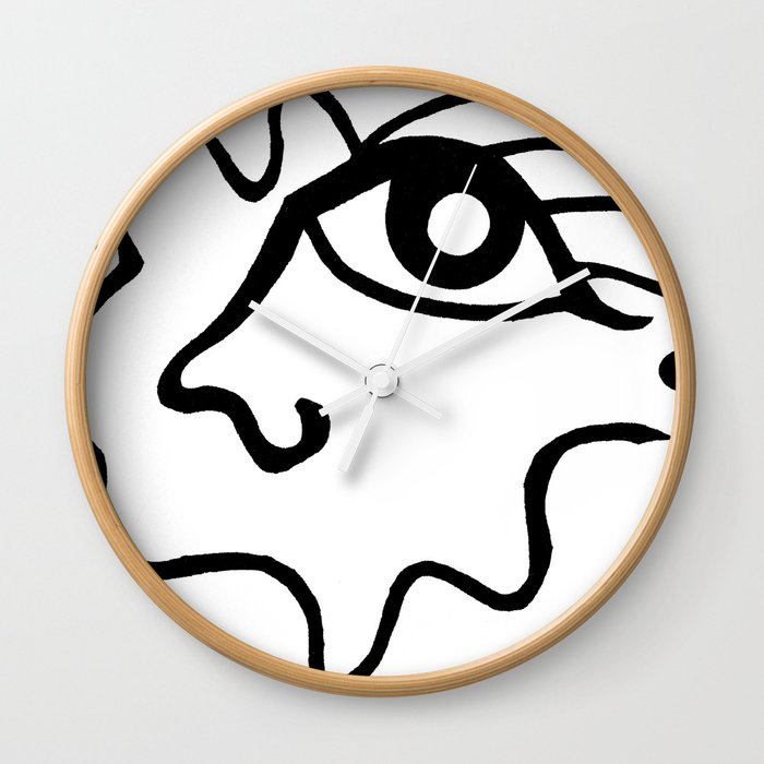 Space Face  Wall Clock
