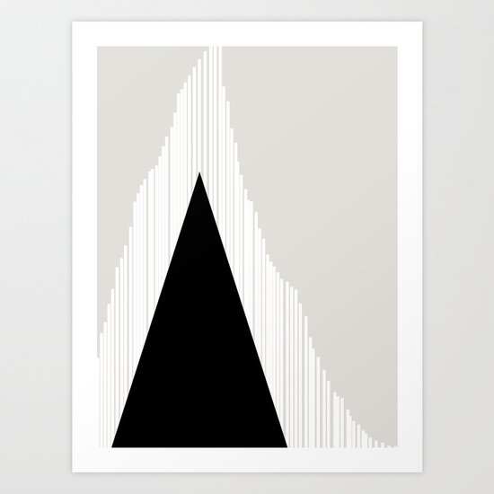 Abstract Mountain Art Print
