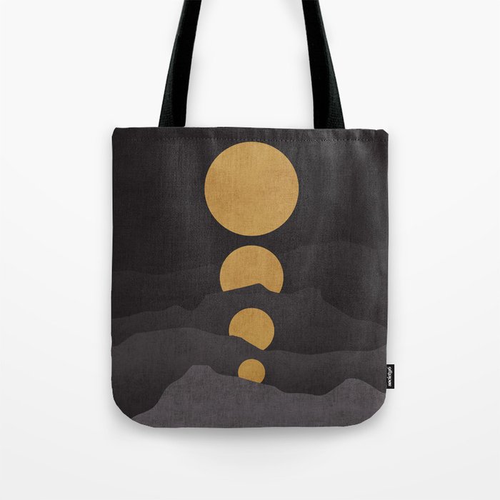 Rise of the golden moon Tote Bag