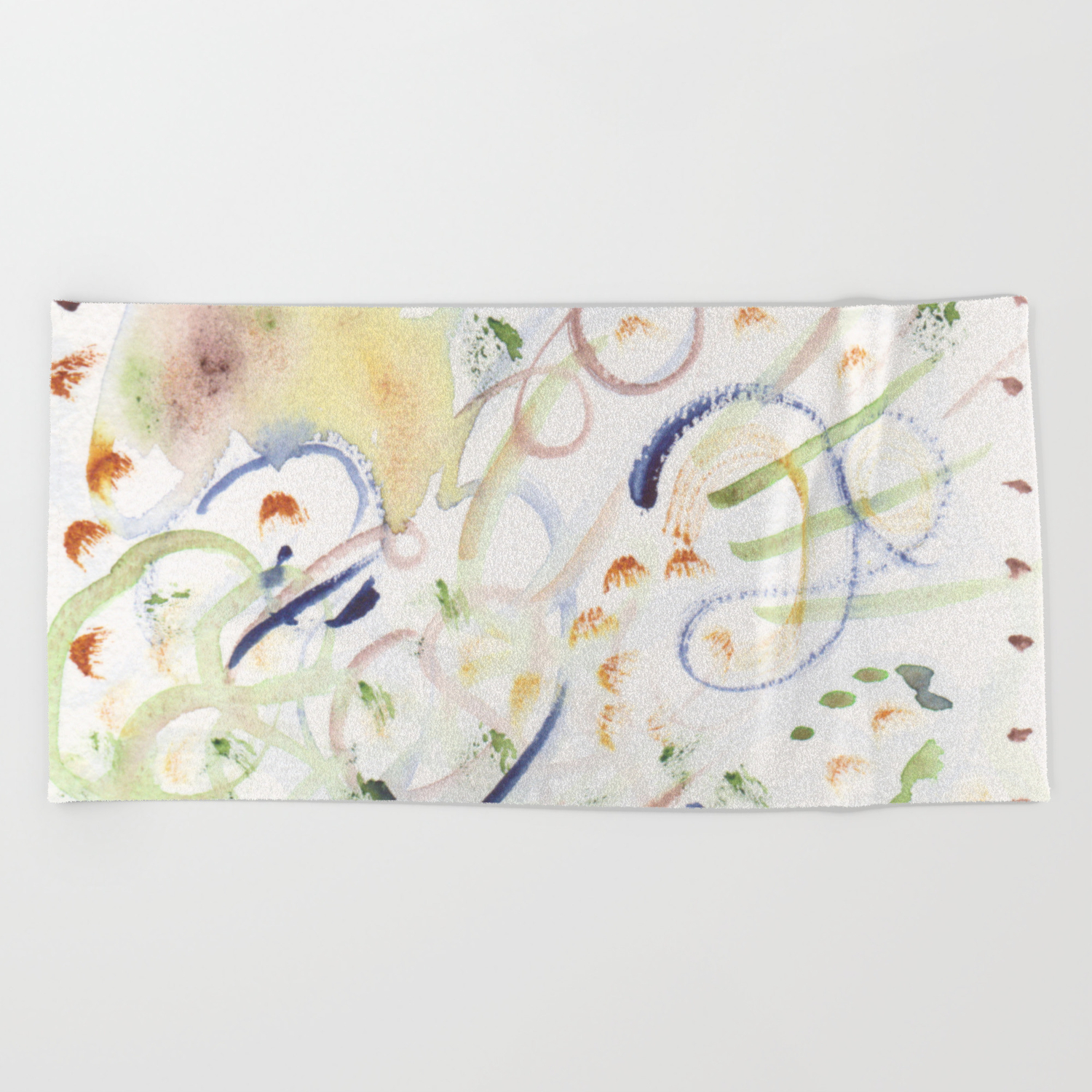 Colors Of Colorado Abstract Beach Towel By Vndesigns Society6