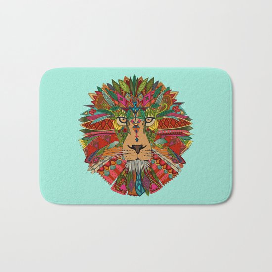 lion mint Bath Mat