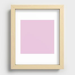 Quick Pink Recessed Framed Print