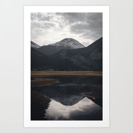 Mountain Lakes In Colorado Art Print