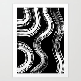 Modern Black + White Art Print