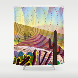 Desert Eye Shower Curtain