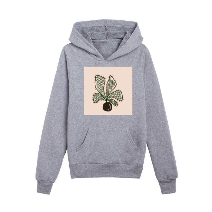 Miniature pot plant Kids Pullover Hoodie