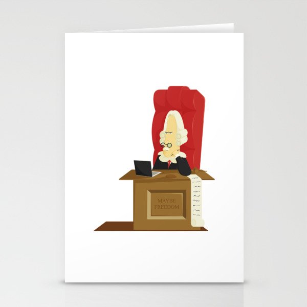 Judgement from Home Office. Stationery Cards