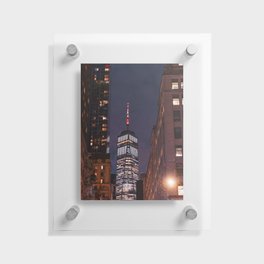 New York City at Night | NYC | Travel Photography Floating Acrylic Print