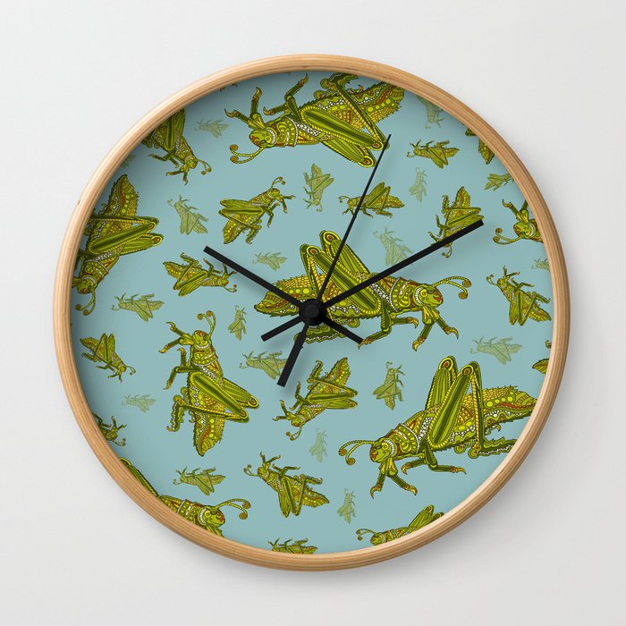 Little Grasshopper Wall Clock
