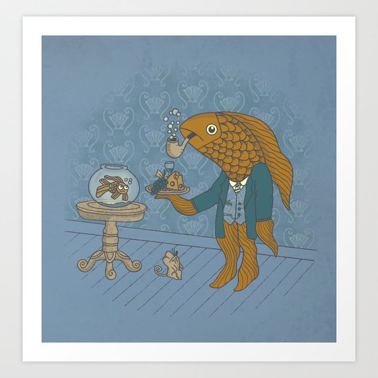 Big Eyed Fish Art Print