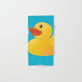 Rubber Duck polygon art Hand & Bath Towel