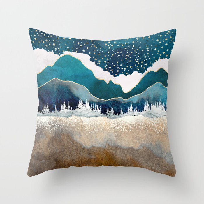 Late Winter Throw Pillow