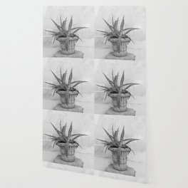 Agave Dream in Athens #2 #minimal #wall #art #society6 Wallpaper