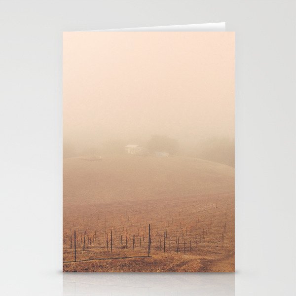 Shed in the Fog Stationery Cards