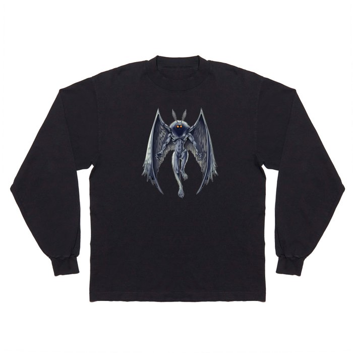 Mothman Cryptid Monster Long Sleeve T Shirt
