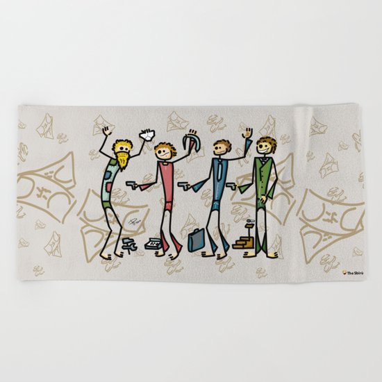 Businessman Beach Towel