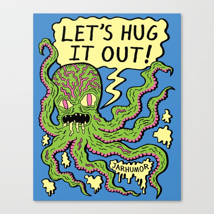 Lets Hug It Out Canvas Print
