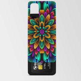 Colorful Flower Android Card Case