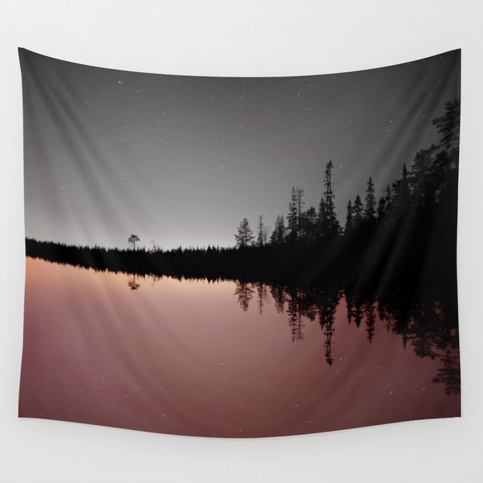 Rose Reflection Wall Tapestry