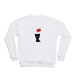 cat -Black cat Crewneck Sweatshirt