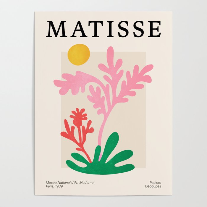 Abstract Garden: Matisse Paper Cutouts IV Poster