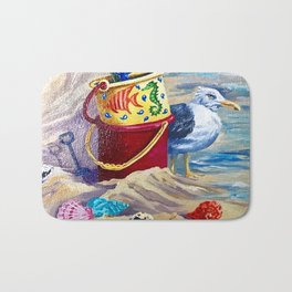 Nantucket Seagull Bath Mat