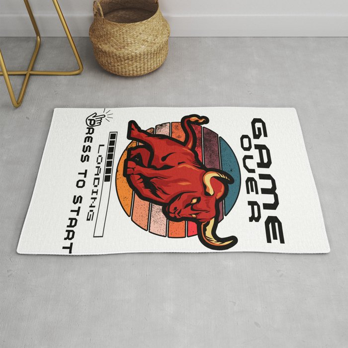 Game Over – Retro Video Games Gaming Rug