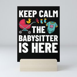 Babysitter Daycare Provider Childcare Thank You Mini Art Print