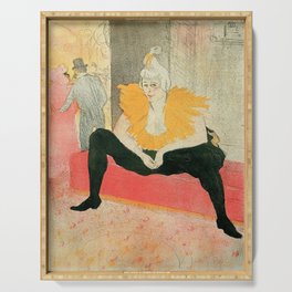 Henri de Toulouse-Lautrec "Sitting Clown" Serving Tray