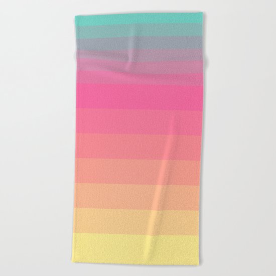 Neon Dream Beach Towel