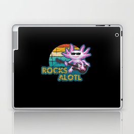 Rocksalotl Axolotl Guitar Rock Music Laptop Skin