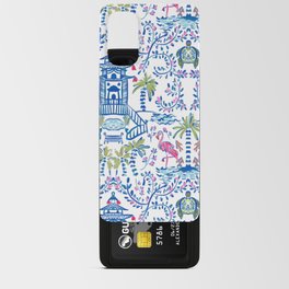 Colorful Coastal Chinoiserie  Android Card Case