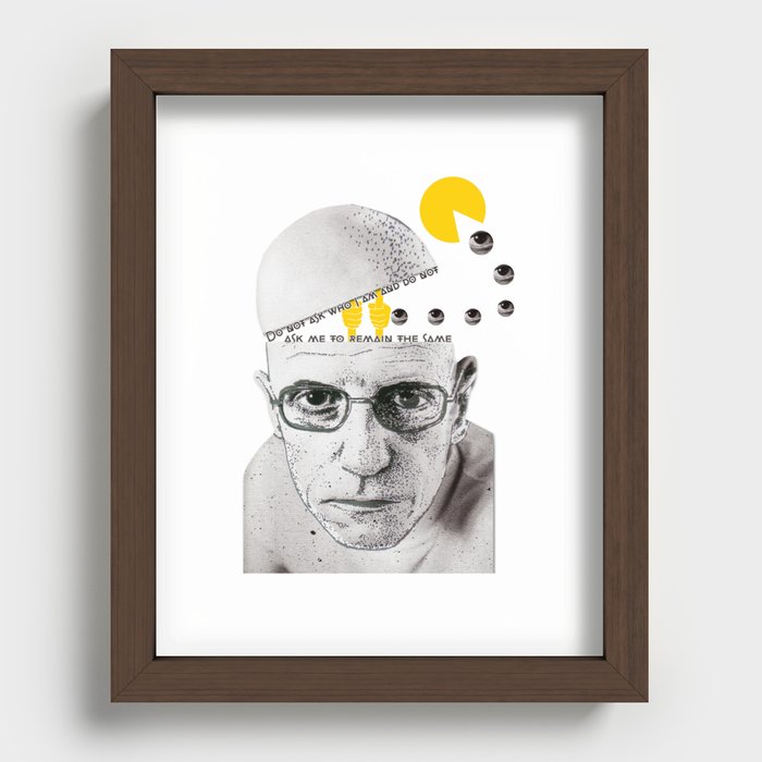 Foucault Recessed Framed Print