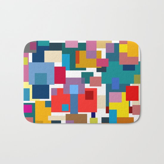 Color Blocks #6 Bath Mat