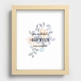 Lizzo You Coulda Had A Bad Witch Truth Hurts Recessed Framed Print