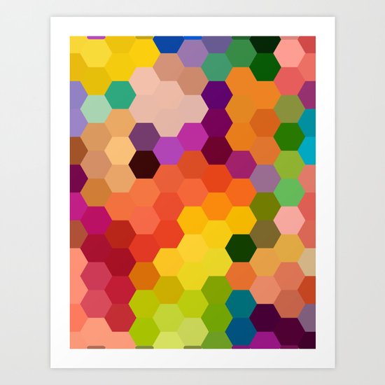 Honeycomb 1 Art Print