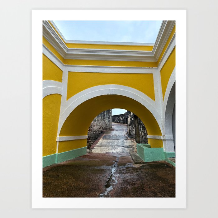 Archway, El Morro, San Juan, PR Art Print