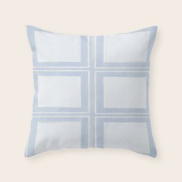 Scandinavian Faux Panels - Gustavian Inspired Throw Pillow